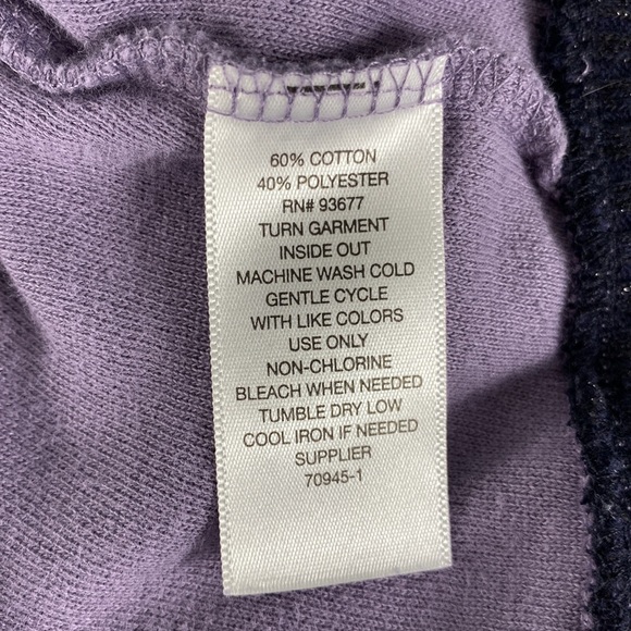 Xersion Purple Zip Shoulder Knit Sweater - Picture 15 of 15